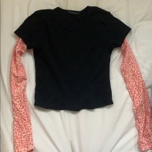 Brandy Melville ashlyn cheetah top